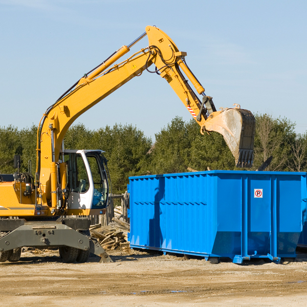 how does a residential dumpster rental service work in Mad River